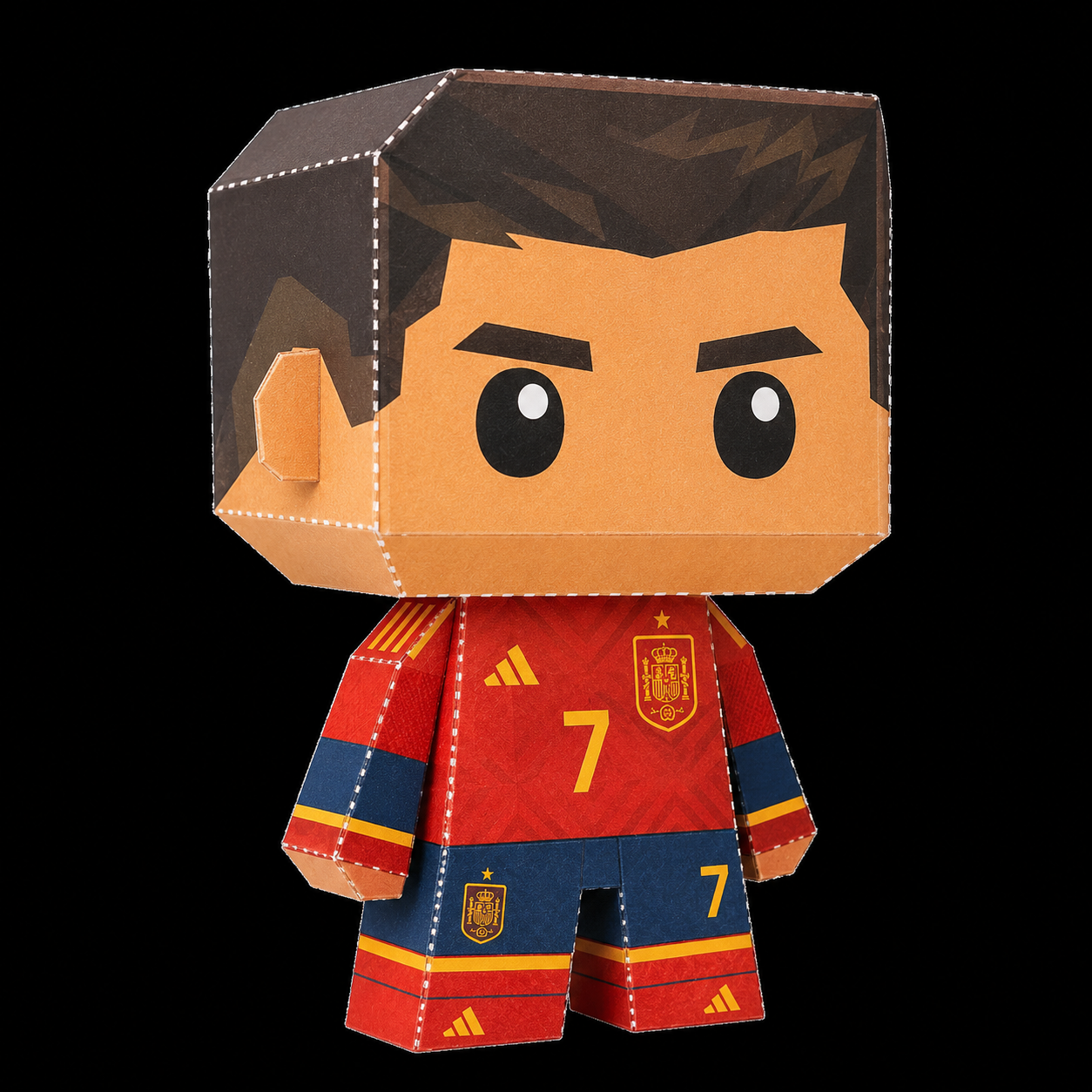 Personagem Espanha em papercraft